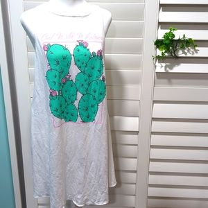 NWT Wildfox Cassidy Cactus tank dress Sz S